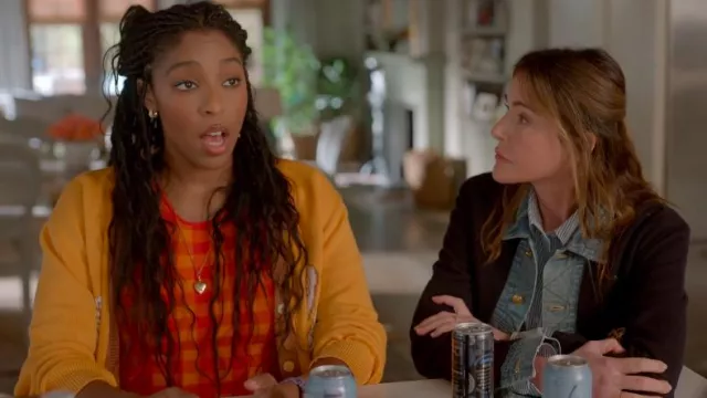 Simon Miller Axon Sleeveless Checkered Midi-Dres worn by Gaby (Jessica Williams) as seen in Shrinking (S02E11)