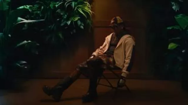 Supreme x Martine Rose Black Towel Knit Hat worn by Offset in Offset - Swing My Way