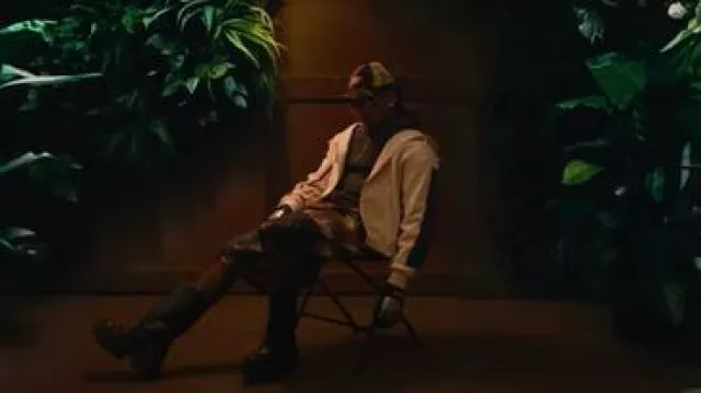 Kadoya Black Leather & Metal Plate 'Hammer' Gloves worn by Offset in Offset - Swing My Way