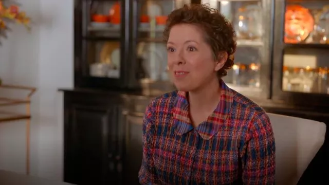 Ulla Johnson Jules Top porté par la nounou candidate comme on le voit dans Shrinking (S02E12)