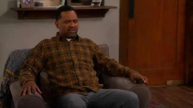 Grayers Winfield Herringbone Twill worn by Bernard Upshaw (Mike Epps) as seen in The Upshaws (S06E02)