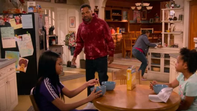 Sudadera con capucha Champion Scrunch Dye usada por Bernard Upshaw (Mike Epps) como se ve en The Upshaws (T06E04)
