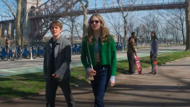 Sezane Betty Cardigan worn by Cece Brewer (Jayden Bartels) as seen in Goosebumps (S02E01)