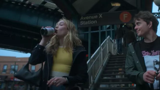 The Row Black Small Everyday Shoulder Bag worn by Cece Brewer (Jayden Bartels) as seen in Goosebumps (S02E01)