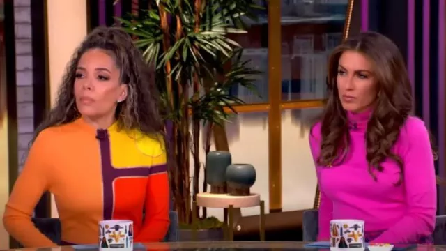 Gabriela Hearst Apollonis Dress worn by Sunny Hostin as seen in The View on January 6, 2025