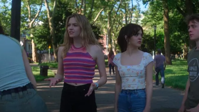 Lauren Nicole Kade Top worn by Cece Brewer (Jayden Bartels) as seen in Goosebumps (S02E05)