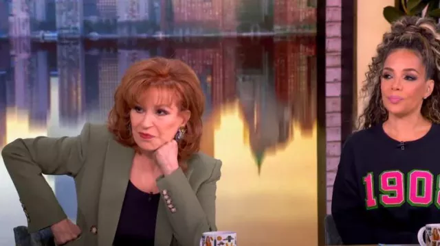 Veronica Beard Miller Dickey Jacket worn by Joy Behar as seen in The View on January 15, 2025
