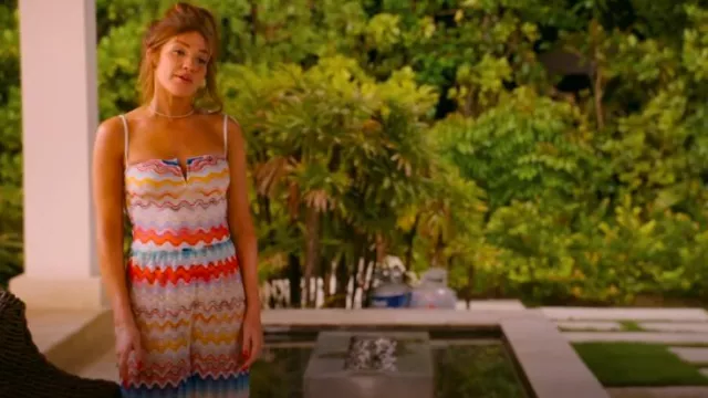 Maillot de bain une pièce en tricot Zigzag Missoni porté par Brynn Whitfield comme on le voit dans The Real Housewives of New York City (S15E14)