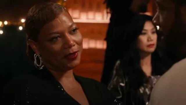 Alexis Bittar Solanales Double Loop Post Earring usado por Robyn McCall (Queen Latifah) como se ve en The Equalizer (T05E07)
