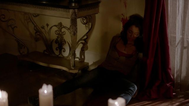The top "Out From Under" by Bonnie Bennett in The Vampire Diaries
