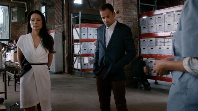 The dress Helmut Lang from Dr. Joan Watson (Lucy Liu) in Elementary