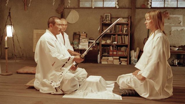 The katana of Hattori Hanzo for Black Mamba aka The Bride (Uma Thurman) in  Kill Bill : Volume 1 | Spotern