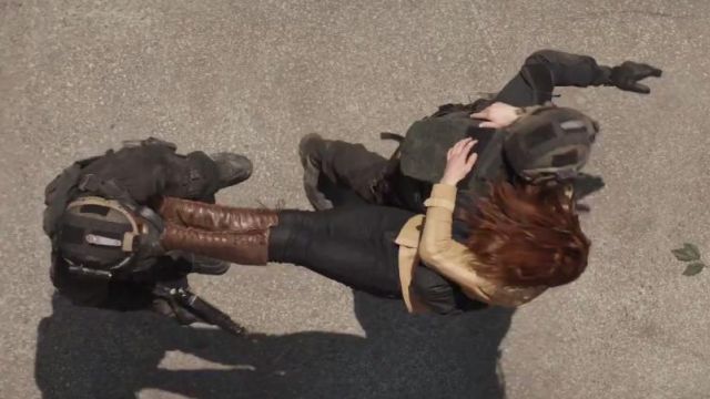 Boots Frye Natasha Romanoffs (Scarlett Johansson) in Captain America : Civil War
