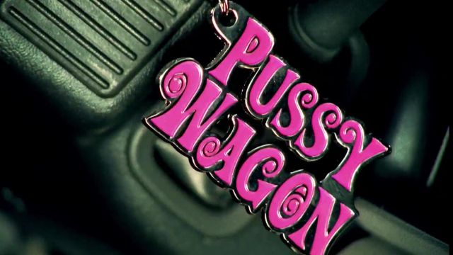 Le porte-clé "Pussy Wagon" du pick-up de Buck (Michael Bowen ) dans Kill Bill : Volume 1