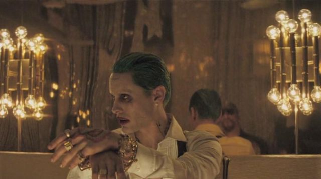 The lamp Jonathan Adler in the night club behind the Joker (Jared Leto) in  Suicide Squad | Spotern
