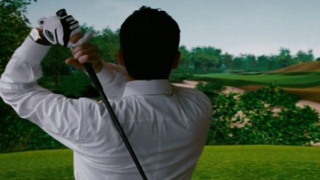 The golf simulator seen in Confessions of a shopaholic