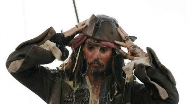 The ring of Jack Sparrow (Johnny Depp) in Pirates of the Caribbean