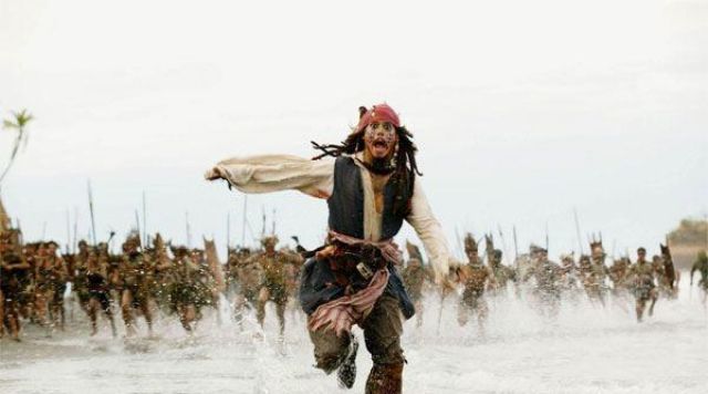Le foulard/ceinture de Jack Sparrow (Johnny Depp) dans Pirates des caraïbes