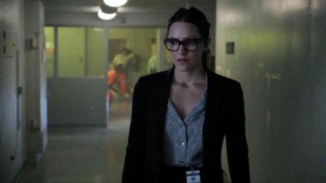 Top grey and silver leopard Paige Dineen ( Katharine McPhee ) in Scorpio