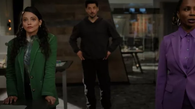 Blanknyc Big Spin Blazer Big Spin porté par Lacey Quinn (Gabrielle Walsh) comme on le voit dans Found (S02E08)