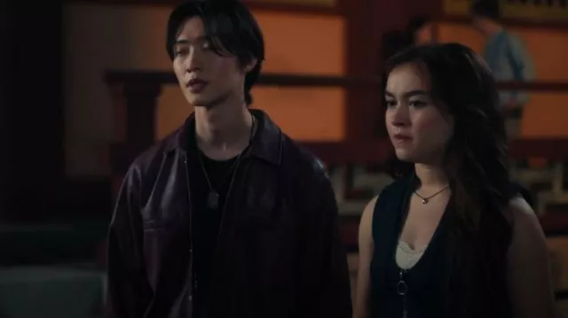 BDG Rowan Denim Zip-Up Mini Dress portée par Kitty (Anna Cathcart) comme on le voit dans XO, Kitty (S02E08)