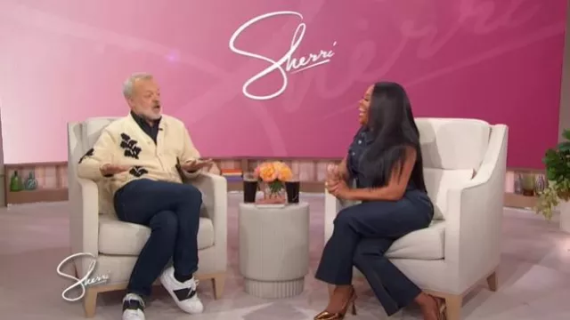 Valentino Calfskin Open Sneakers worn by Graham Norton as seen in Sherri on January 17, 2025