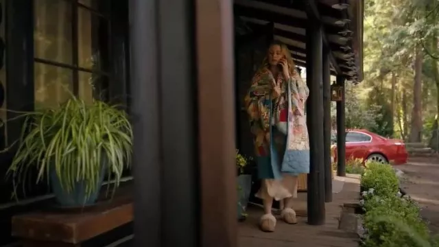 UGG Brown Suede Scuffette II Slippers worn by Melinda Monroe (Alexandra Breckenridge) as seen in Virgin River (S06E05)