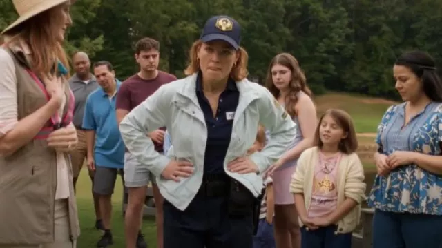 Athleta Everywhere Jacket worn by Angie Polaski (Erika Christensen) as seen in Will Trent (S03E03)