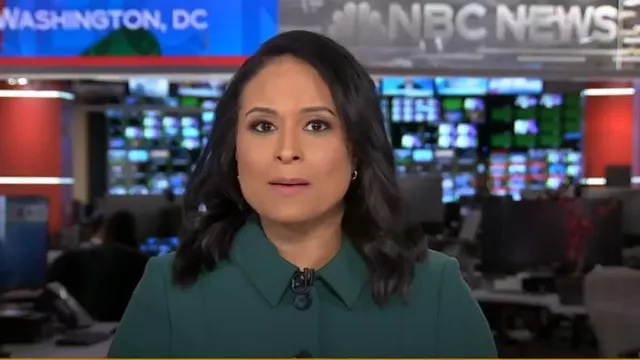 Hobbs Button Front Jacket worn by Kristen Welker as seen in Today on January 21, 2025
