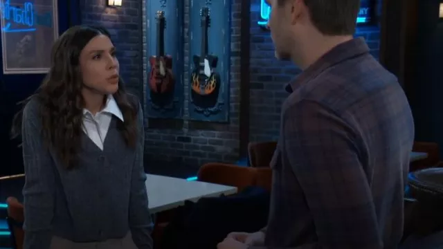 Staud Wallis Sweater worn by  Kristina Corinthos-Davis(Kate Mansi) as seen in General Hospital on January 5, 2025