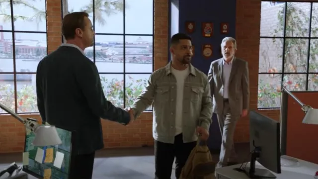 Paige Scout Denim Jacket worn by Nick Torres (Wilmer Valderrama) as seen in NCIS (S22E01)