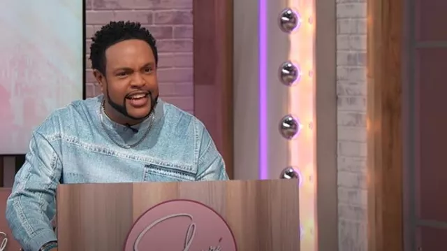 Hugo Denimo Sweater worn by Jawn Murray as seen in Sherri on February 4, 2025