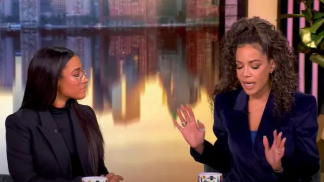 Gabriela Hearst Gavin Blazer worn by Sunny Hostin as seen in The View on February 6, 2025