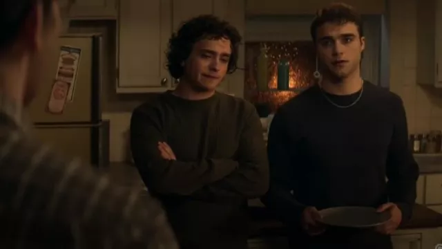 A.P.C. Romain Sweater worn by Jordan Kent (Alexander Garfin) as seen in Superman & Lois (S04E07)