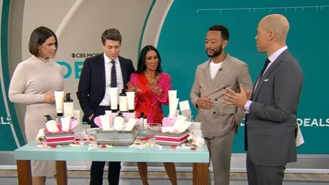 Milly Stella Dress worn by Elizabeth Werner as seen in CBS Mornings on February 6, 2025