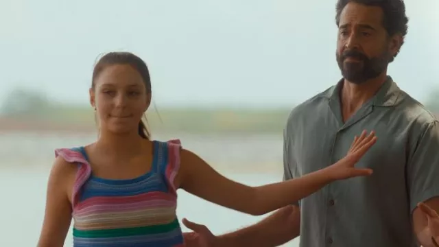 GAP Crochet Top worn by Young Katie Hamda (Vivienne Frankie) as seen in Doc (S01E01)
