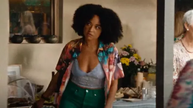 Ripndip Button Up Shirt worn by Chanelle McAuliffe (Aisha Dee) as seen in Apple Cider Vinegar (S01E06)
