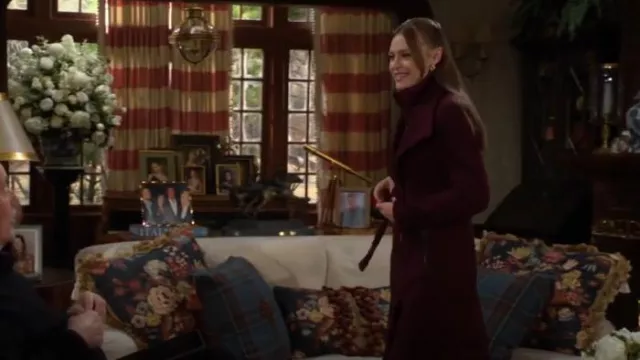 Mackage Nori Coat worn by Claire Grace(Hayley Erin) as seen in The Young and the Restless on February 6, 2025