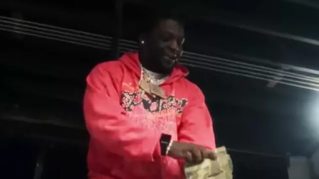 Spider Worldwide Hot Pink 'P*nk V2' Hoodie worn by Rio Da Yung Og in Rio Da Yung OG - 4 Minutes Of Hell (Official Video)