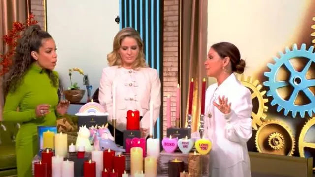 Zimmermann Collared Blouse worn by Gretta Monahan as seen in The View on February 18, 2025