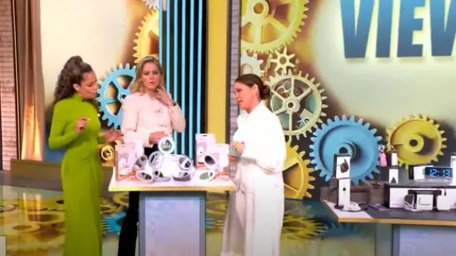 Zimmermann Culottes worn by Gretta Monahan as seen in The View on February 18, 2025