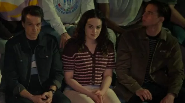 Kimchi Blue Oliver Polo Sweater worn by Samantha LaRusso (Mary Mouser) as seen in Cobra Kai (S06E14)