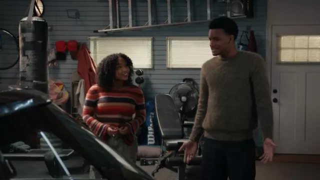 Whole Studios Jeans cargo délavé à l’acide porté par Delilah (Laya DeLeon Hayes) comme on le voit dans The Equalizer (S05E08)