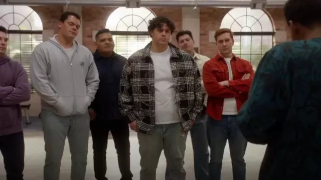 Fashion Nova YSME Cropped Work Jacket worn by Asher Adams (Cody Christian) as seen in All American (S07E03)