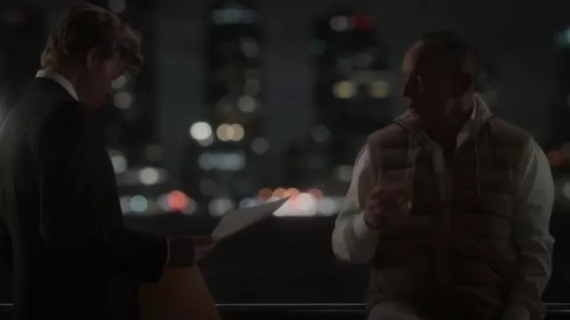Zegna Padded Zipped-up Fastening Gilet worn by Robert Lyndon(Clark Gregg) as seen in Zero Day (S01E03)