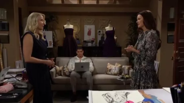 Kobi Halperin Kaye Dress in Coast Multi worn by Katie Logan (Heather Tom) as seen in The Bold and the Beautiful on February 14, 2025