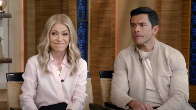 Numi The Simone Button-Up Blouse worn by Kelly Ripa as seen in LIVE with Kelly and Mark on February 25, 2025