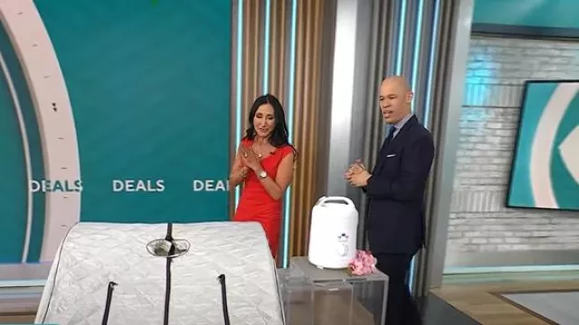 Diane von Furstenberg Bevin Dress worn by Elizabeth Werner as seen in CBS Mornings on  February 27, 2025
