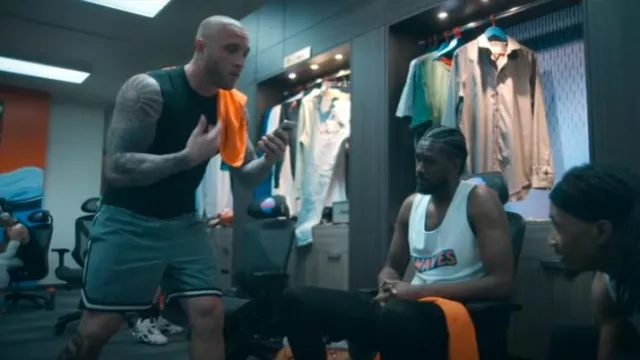 Nike DNA Men's Dri-FIT 6" UV Woven Basketball Shorts worn by Travis Bugg (Chet Hanks) as seen in Running Point (S01E01)