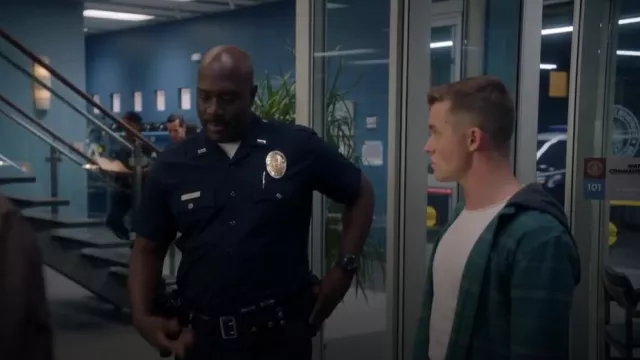 Sudadera con capucha O'Neill Bavaro con cremallera completa usada por Seth Ridley (Patrick Keleher) como se ve en The Rookie (T07E05)
